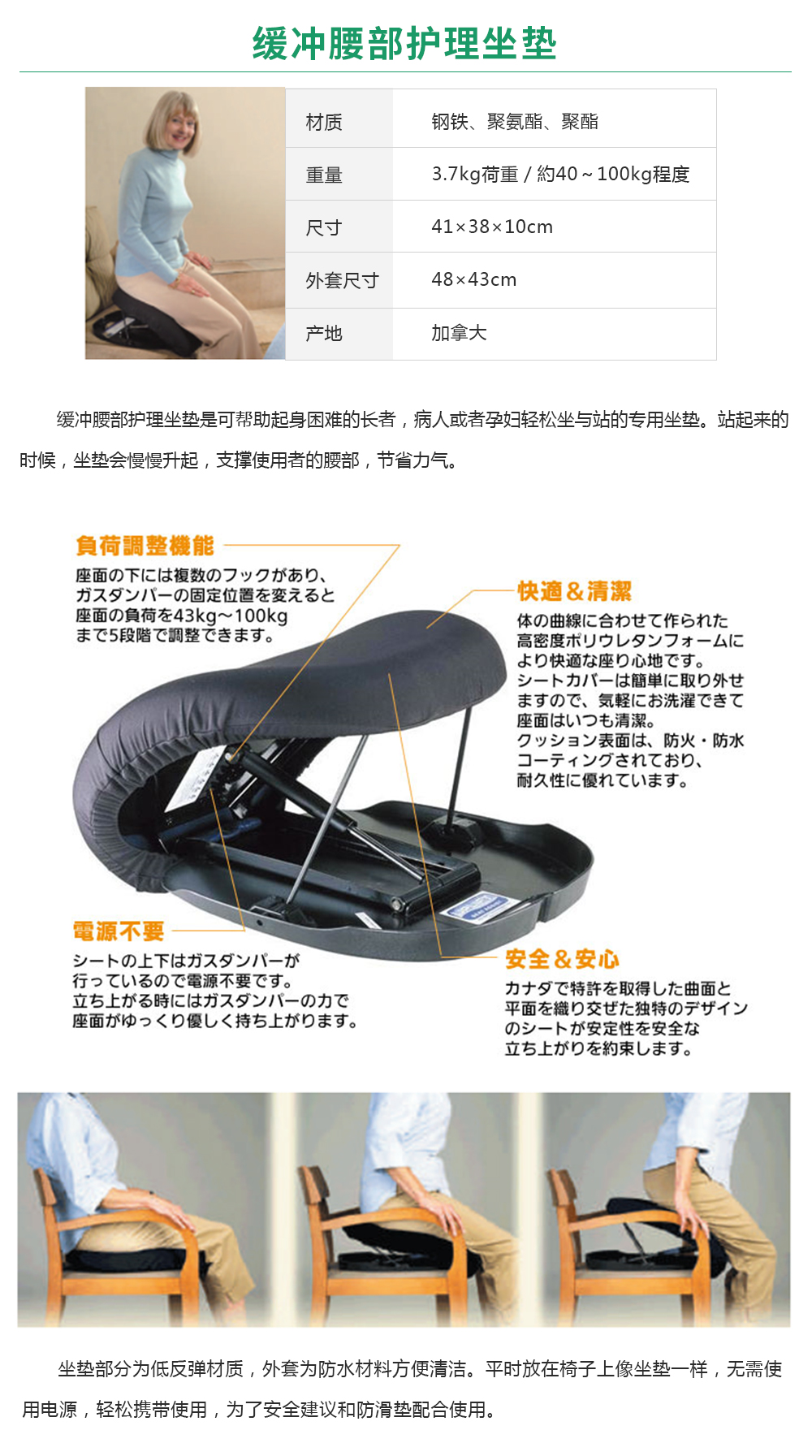 緩沖腰部護理坐墊(1)